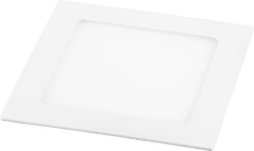 Светильник светодиодный ДВО-9w 4000K 720Лм квадратный slim белый | код 28515 | Feron