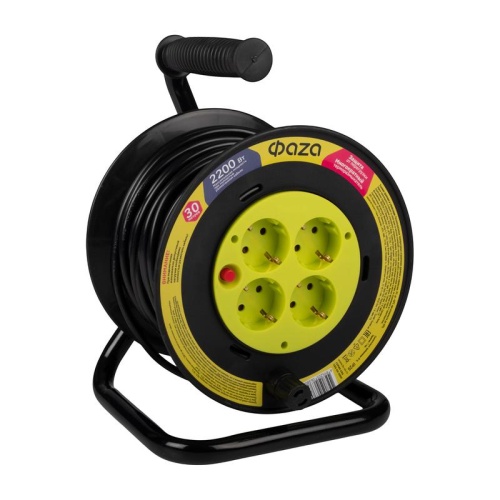 Удлинитель на катушке 4х30м с с заземл. CRG-04-3000 ФАZА 5063808 фото 11 Удлинитель на катушке 4х30м с с заземл. CRG-04-3000 ФАZА 5063808 фото 11