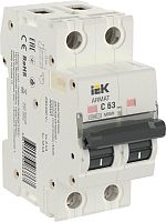 ARMAT Автоматический выключатель M06N 2P C 63А | код AR-M06N-2-C063 | IEK 