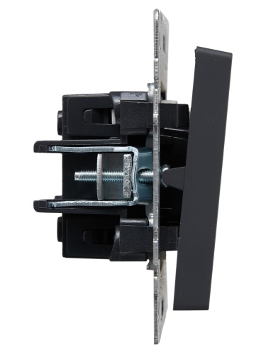 BRITE Выключатель 2-клавишный с индикацией 10А ВС10-2-1-БрГ графит | код BR-V20-1-10-K53 | IEK фото 6