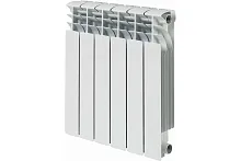 Радиатор алюминиевый секционный 500/100/6 боковое подключение | код RRC500*100AL06 | Русский Радиатор