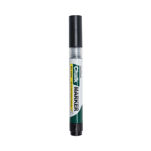 Маркер меловой MunHwa Chalk Marker 3 мм, черный, спиртовая основа | код 08-7001 | REXANT