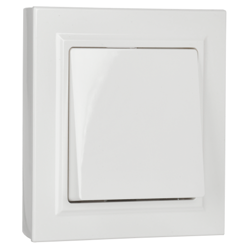 BRITE Выключатель 1-клавишный 10А в сборе ВСР10-1-0-БрБ белый | код BR-V10-0-10-K01-F | IEK фото 4