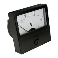 Вольтметр RUICHI М42301 30В (Аналог), щитовой | код 67553 | Ruichi