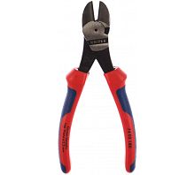 Бокорезы, двухкомпонентные рукоятки, цвет черный | код KN-7402180 | KNIPEX