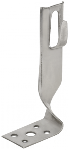 Дер. пр. кр. 6-8мм угловой скр. h=140мм оц. сталь IEK | код ZDP87-11-1-68-140 | IEK
