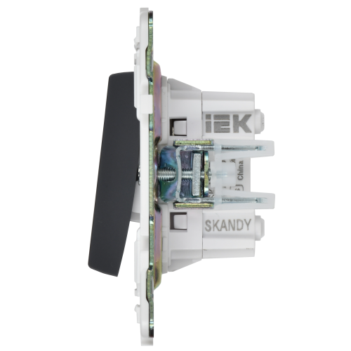 SKANDY Выключ. 2-кл. перекр. 10А SK-V06Bl черн. IEK | код SK-V23-0-10-K02 | IEK фото 2 SKANDY Выключ. 2-кл. перекр. 10А SK-V06Bl черн. IEK | код SK-V23-0-10-K02 | IEK фото 2