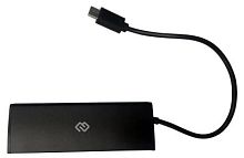 Разветвитель USB-C Digma HUB-4U2.0-UC-B 4порт. черный | код 1088658 | DIGMA