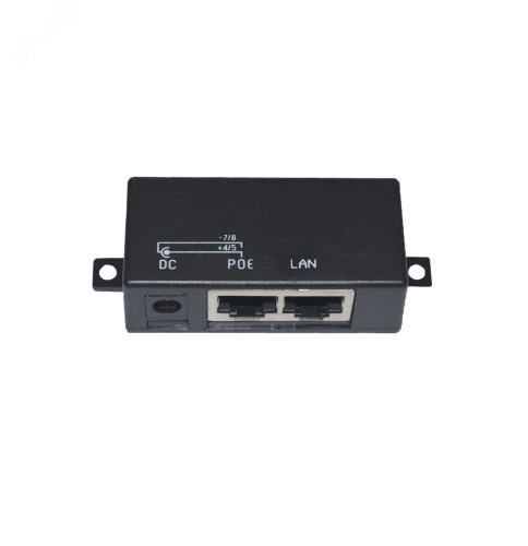 Инжектор PoE 1хRJ45 10/100 Мб/с, 802.3af/at, до 30 Вт, DC 57В | код Midspan-1/P1 | OSNOVO