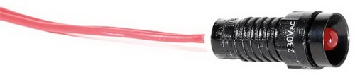 Лампа сигнальная LS LED 5 R 230 (5мм, 230V AC, красная) | код 004770805 | ETI