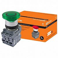 Кнопка МРМ1 40 мм² 24В, IP40, Зеленый | код. SQ0747-0032 | TDM