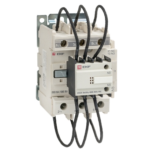 Контактор для конденсатора КМЭК 40квар 400В 2NО+1NC PROxima | код ctrk-s-95-40-400 | EKF Контактор для конденсатора КМЭК 40квар 400В 2NО+1NC PROxima | код ctrk-s-95-40-400 | EKF
