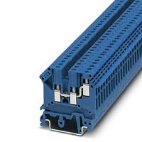 Проходные клеммы UK 3-TWIN BU | код 3002416 | PHOENIX CONTACT