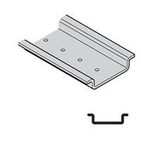DIN-рейка без перфорации TH35(TS35), 35x7.5x1mm, L=2m, сталь хол. оцинк. 8µm | код 865.220 | Scame