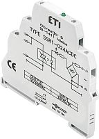 Реле интерфейсное SSR1-024 ACDC (тиристорное, 1NO, 1.2A AC1, 400V AC) | код 002473050 | ETI