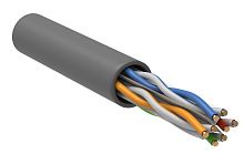 ITK Витая пара U/UTP кат.6A 4х2х23AWG solid LSZH нг(А)-HFLTx серый (305м) | код LC1-C6A04-121 | IEK