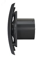 Вентилятор осевой вытяжной с обратным клапаном D125 декоративный | код BREEZE 5C Obsidian | DiCiTi