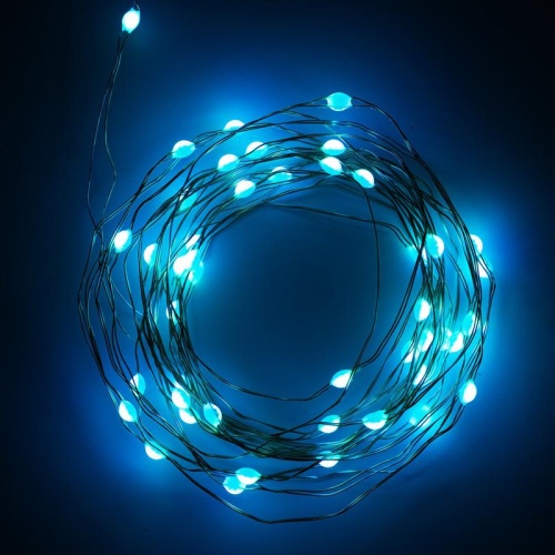 Гирлянда "Нить" ILDM048RGB-C-USB-RC 48 RGB минисветодиодов 4.8м с контроллером для помещений пульт SHLights 4690601049964 фото 4