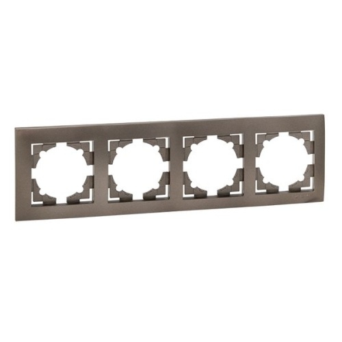 Валенсия Рамка 4-местная графит | код EWM-G-304-60 | EKF фото 2 Валенсия Рамка 4-местная графит | код EWM-G-304-60 | EKF фото 2