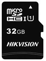 Флеш карта microSDHC 32GB Hikvision HS-TF-C1(STD)/32G/Adapter + adapter | код 1621524 | Hikvision