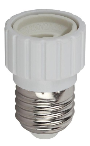 Переходник E27-GU10 бел. | Код. Б0027980 | ЭРА Переходник E27-GU10 бел. | Код. Б0027980 | ЭРА