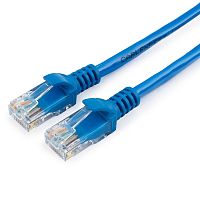 Патч-корд UTP Cablexpert PP12-7.5M/B кат.5e, 7.5м, литой, многожильный (синий) | код PP12-7.5M/B | Cablexpert