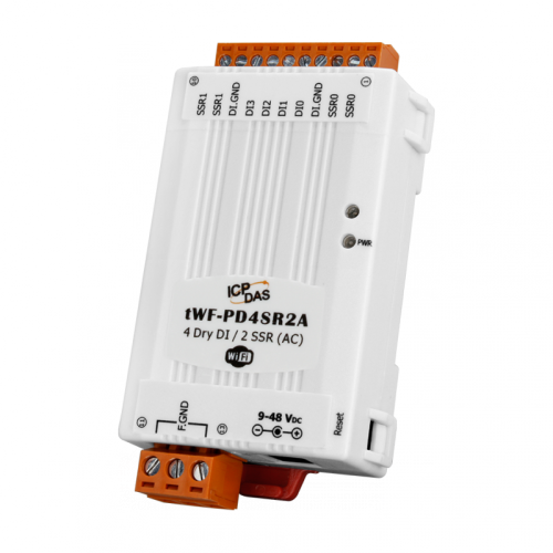 tWF-PD4SR2A CR 4-channel Isolated Dry Digital Input, 2-channel AC SSR Output Module (RoHS) | код 00-06125566 | ICP DAS
