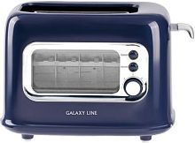 Тостер Galaxy Line GL 2913 900Вт синий | код 2023367 | GALAXY LINE