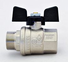 Кран шаровой 1' ВН бабочка OREGON серия 307 полный проход (03070070) | код RG008Q14O5PUAF | Bugatti