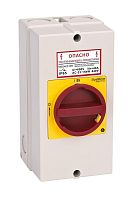 ГЛАВНЫЙ/АВАРИЙНЫЙ ВЫКЛЮЧАТЕЛЬ-РАЗЪЕДИНИТЕЛЬ 3P 40A ЗАКРЫТОГО ИСПОЛНЕНИЯ IP65 | код MSD40311R | Systeme Electric