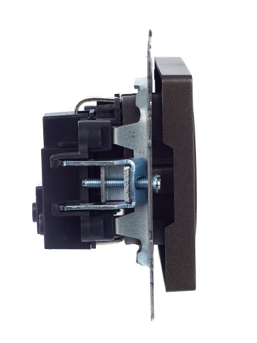 BRITE Розетка 1-местная с заземлением с защитными шторками 16А РС14-1-0-БрТБ темная бронза | код BR-R14-16-K45 | IEK фото 8