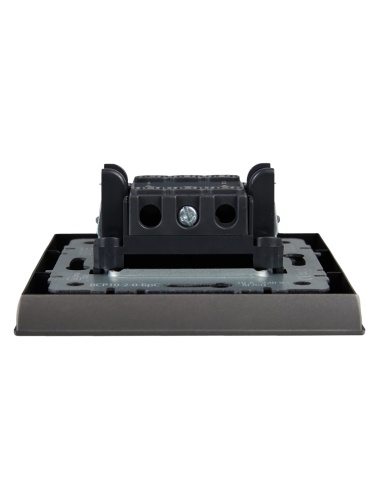 BRITE Выключ. 2-кл. 10А в сб. ВСР10-2-0-БрС сталь IEK | код BR-V20-0-10-K46-F | IEK фото 5