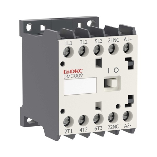 Миниконтактор YON DMC009 9A 4кВт AC3 3P кат. 380В AC 1НО | код DMC009-3C10A380 | DKC