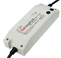 Источник питания AC-DC, 40Вт, IP64, вход 90…305В AC, 47…63Гц/127…431В DC, ККМ, выход 24В/1.67А, рег. выхода 22…27В/1…1.67A, изоляция 3750В AC, в кожухе 161х61.5х35, -40…+50С | код HLN-40H-24A | MeanWell