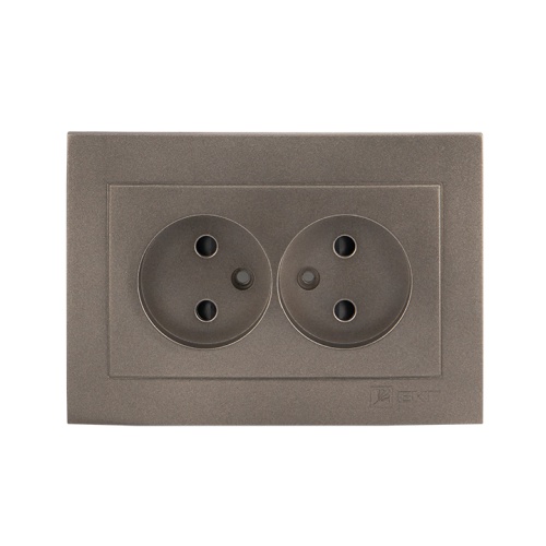 Валенсия лицевая панель розетка 2-местной б/з 10А графит с защ, штор, PROxima | код ESR10-L-102-60 | EKF Валенсия лицевая панель розетка 2-местной б/з 10А графит с защ, штор, PROxima | код ESR10-L-102-60 | EKF