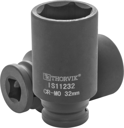 IS11232 Головка торцевая ударная глубокая 1/2DR, 32 мм | код IS11232 | Thorvik
