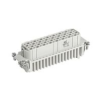 Розетка (гнездовая вставка) 64C + земля 10А 250V 4kV Под обжимные контакты 0.14..2.5 мм? Типоразмер 24B Серия D Прямой ввод ПК, 290243064 | код 290243064 | KLEMSAN