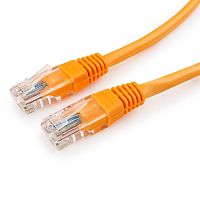 Патч-корд LSZH медный UTP Cablexpert кат.5e, 3м, литой, многожильный (оранжевый) | код PP30-3M/O | Cablexpert