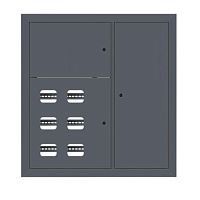 Щит этажный 6 кв. RAL7016 (1000х950х150) EKF PROxima | код mb29-v-6-ral7016 | EKF
