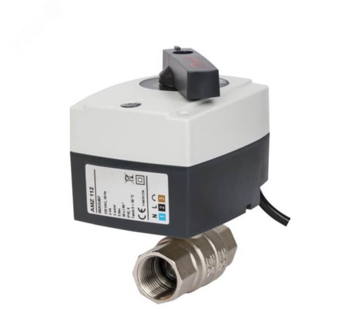 Шаровой кран 2-х ход. AMZ-112R PN40 DN25 KVS60 | код 082G5408R | Ридан