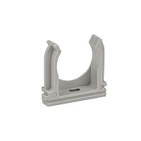 Крепеж-клипса d25 мм (100 шт) серая-Plast | код derj-z-25n | EKF