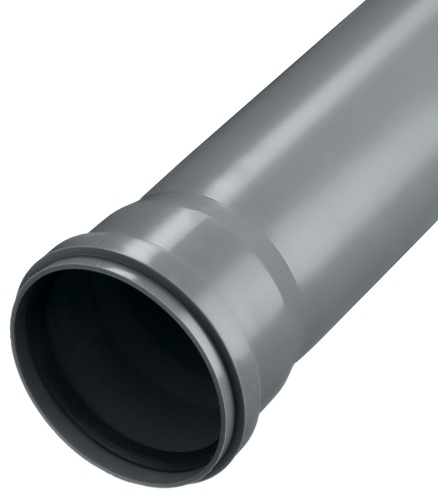Труба канализационная OPTIMA 110 х 1000 мм стенка 2.2 (211100100) | код 00000015749 | Valfex