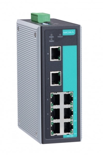 Коммутатор EDS-308 Ethernet Server 8 10/100BaseTx ports | код 00-01131257 | MOXA
