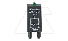 Модуль AMD-ML1, варистор + зеленый LED, 24VAC/DC, черный, для SRU, SKF14, SKC, SKB, STB, SRC*-E, GZT, GZM, GZS, GZMB, ES32 | код AMD-ML1/24V | Shenler