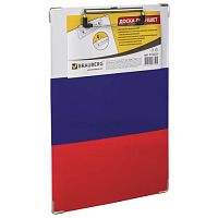Доска-планшет BRAUBERG Flag с прижимом А4 (226х315 мм), российский флаг, картон/ламинированная бумага, 232235 | код 232235 | BRAUBERG