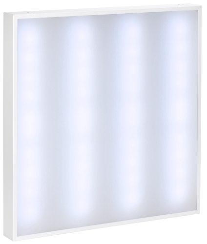 LIGHTING PRO Светильник светодиодный ДВО 2001 45Вт 6500К IP40 588х588мм Грильято опал | код LTP-DVO1-2001-45-65-K01 | IEK фото 2