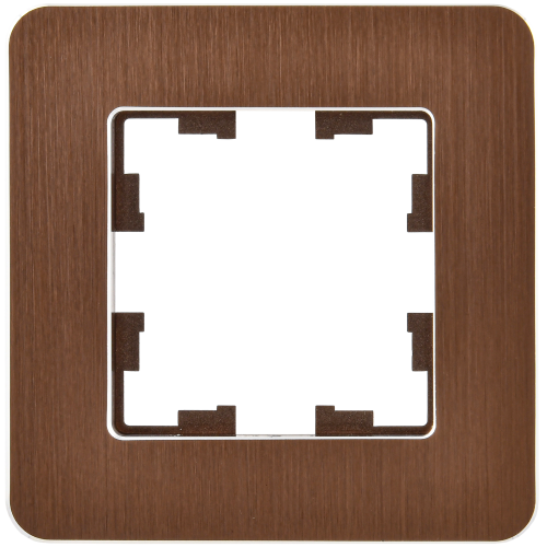 BRITE Рамка 1-мест. РУ-1-1-Бр металл коричн. RE AL IEK | код BR-M12-M-21-K30 | IEK фото 4 BRITE Рамка 1-мест. РУ-1-1-Бр металл коричн. RE AL IEK | код BR-M12-M-21-K30 | IEK фото 4