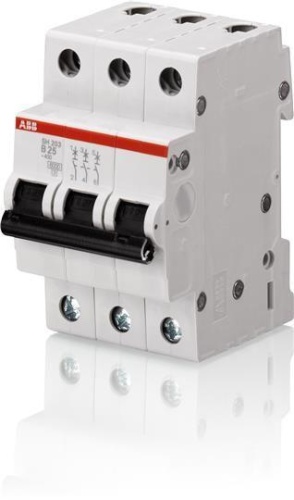 Выключатель автоматический модульный 3п C 10А 6кА SH203 C 10 | код 2CDS213001R0104 | ABB