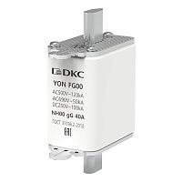 Предохранитель YON ножевого типа FG00 с одинарной индикацией 40А | код 1FG00-0040 | DKC