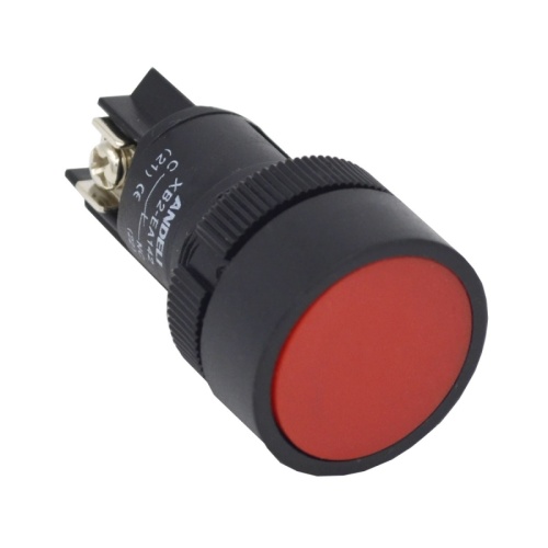 Кнопка XB2-EA142 Стоп красная 1р d22мм/230В (ANDELI) | код ADL10-095 | ANDELI